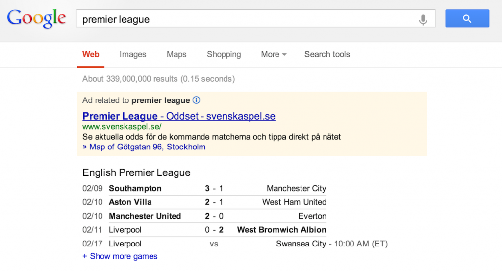 premier league - Sök på Google Engelska