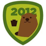 Groundhog Day badge på Foursquare